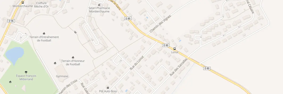 Plan du 4 Rue du Loriot à Montierchaume