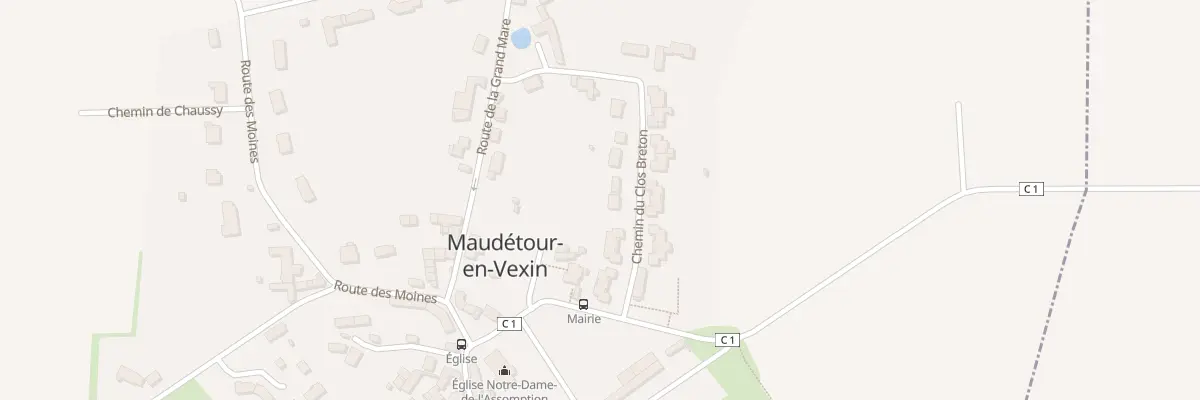 Plan du 12 Che du Clos Breton à Maudétour-en-Vexin