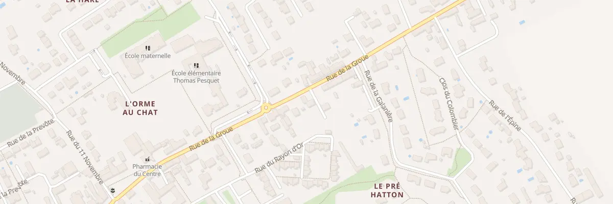 Plan du 28 Rue de la Groue à Chaingy