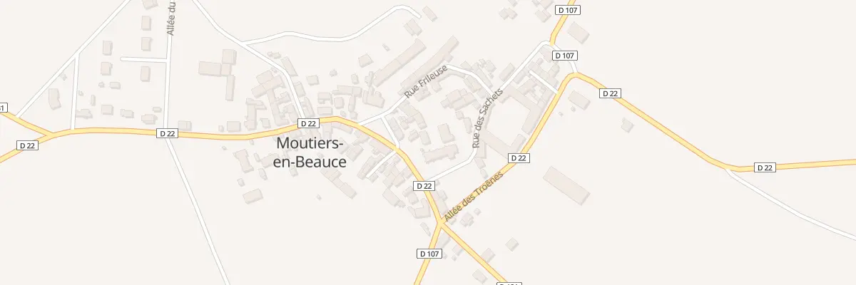 Plan du 45 Rue des Trois Fleurs à Moutiers-en-Beauce