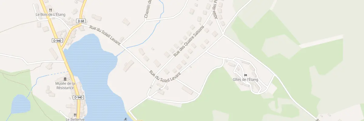 Plan du 5116A Les Condamines à Peyrat-le-Château