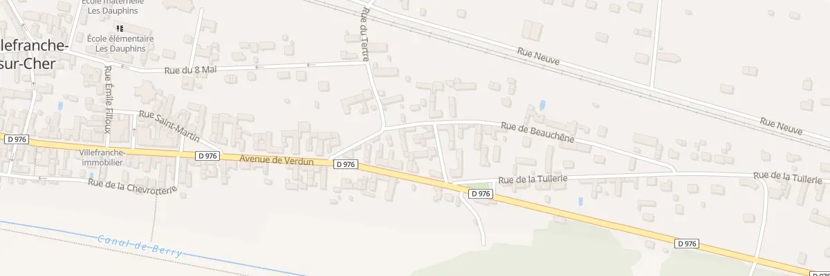 Plan du 4 Rue de Beauchêne à Villefranche-sur-Cher