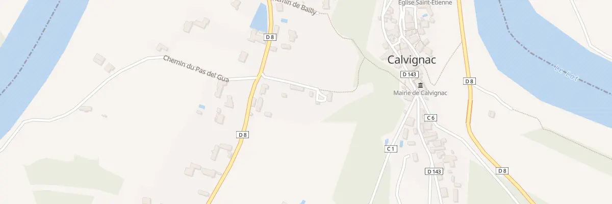 Plan du 5382F Le Communal à Calvignac