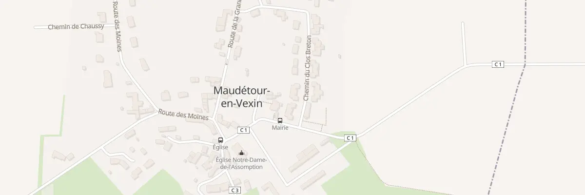 Plan du 6 Che du Clos Breton à Maudétour-en-Vexin