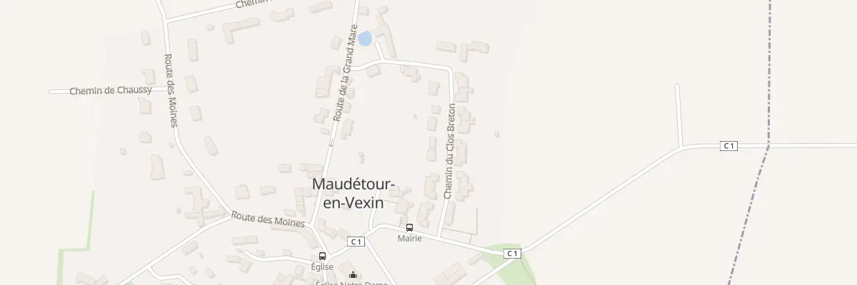 Plan du 14 Che du Clos Breton à Maudétour-en-Vexin