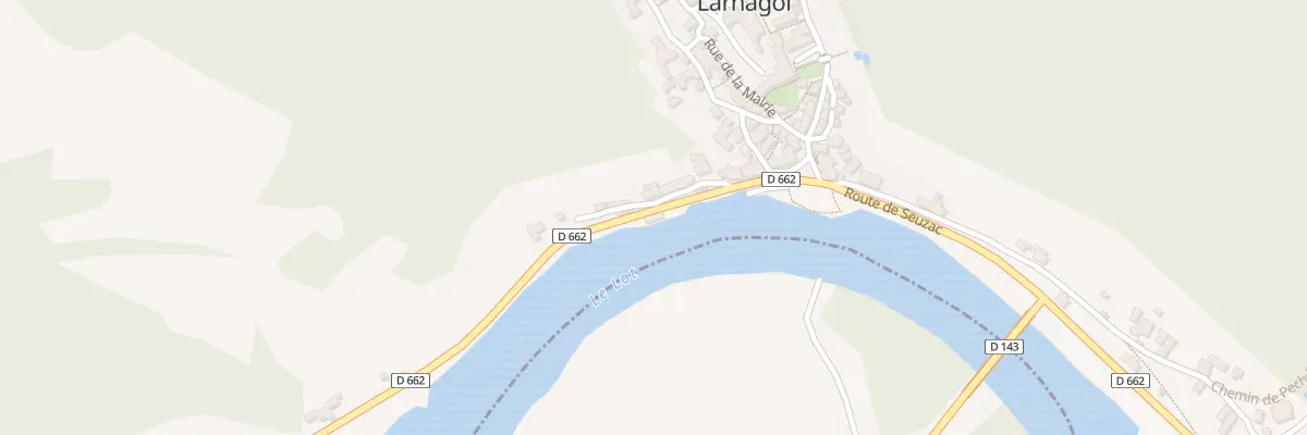 Plan du 55 Le Bourg à Larnagol
