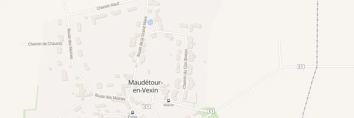 Plan du 16 Che du Clos Breton à Maudétour-en-Vexin
