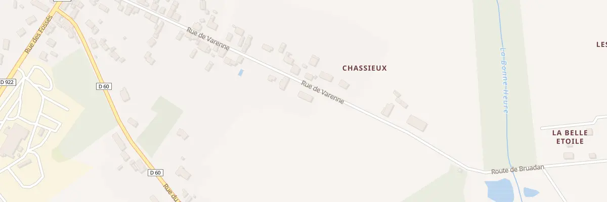 Plan du 34 Rue de Varenne à Millançay