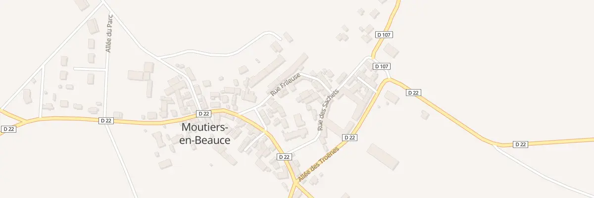 Plan du 4B Rue Frileuse à Moutiers-en-Beauce