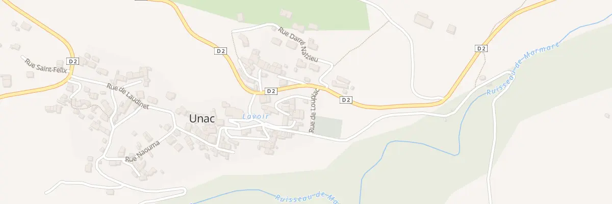 Plan du 56 Unac Village à Unac