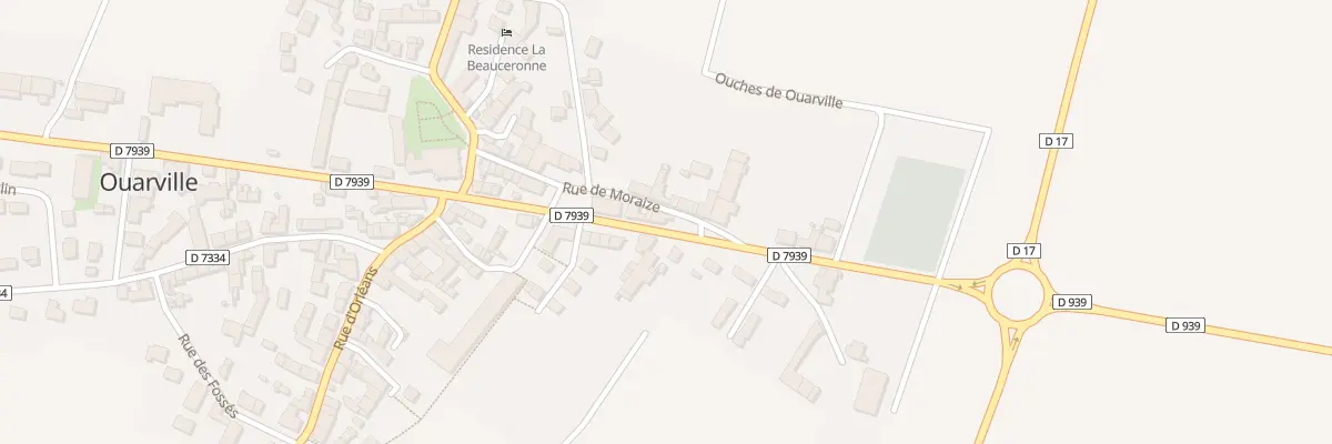 Plan du 17 Rue de la République à Ouarville