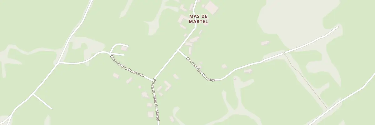 Plan du 5177F Mas de Martel à Bio