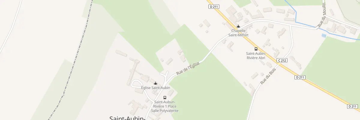 Plan du 186 Rue de l’Église à Saint-Aubin-Rivière