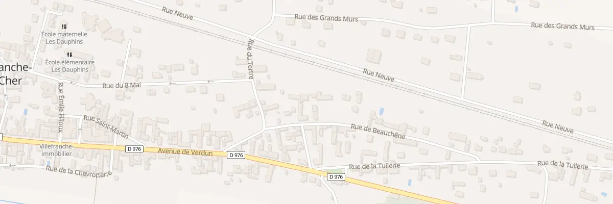 Plan du 11B Rue de Beauchêne à Villefranche-sur-Cher