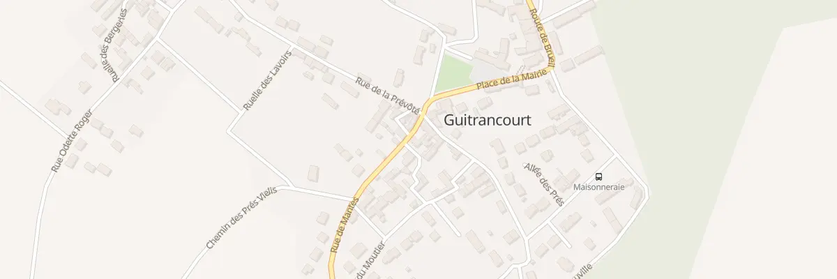 Plan du 1 Rue de Mantes à Guitrancourt