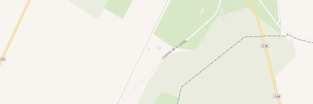 Plan du 8 Che de la Vallée à Gourchelles