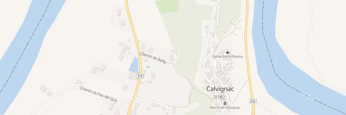 Plan du 5019 Le Communal à Calvignac