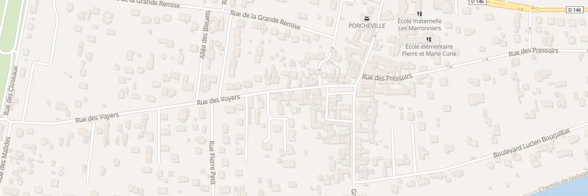 Plan du 9 Rue des Voyers à Porcheville