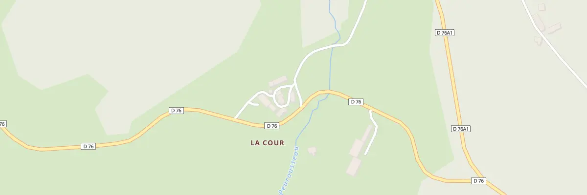 Plan du 5 La Cour à Saint-Vaury