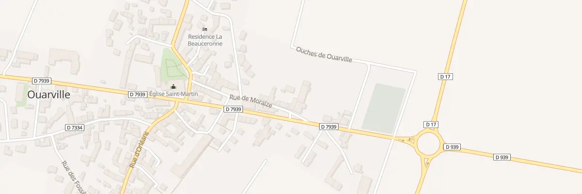 Plan du 11 Rue de Moraize à Ouarville
