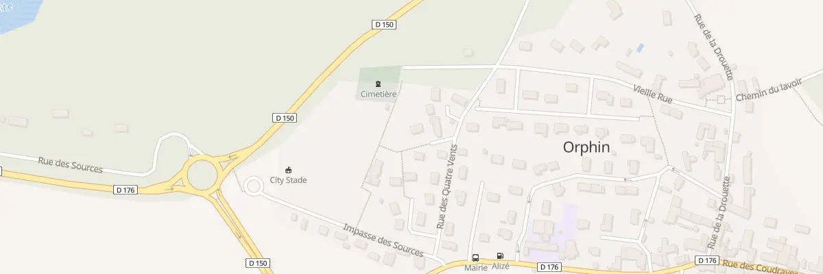 Plan du 5 Lot Les Petites Bruyeres à Orphin
