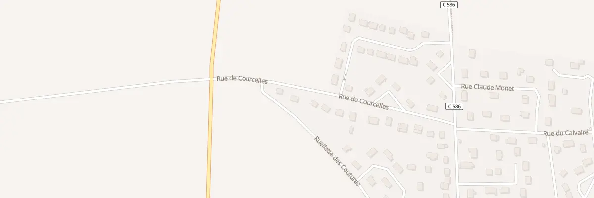 Plan du 19 Rue de Courcelles à Gisors