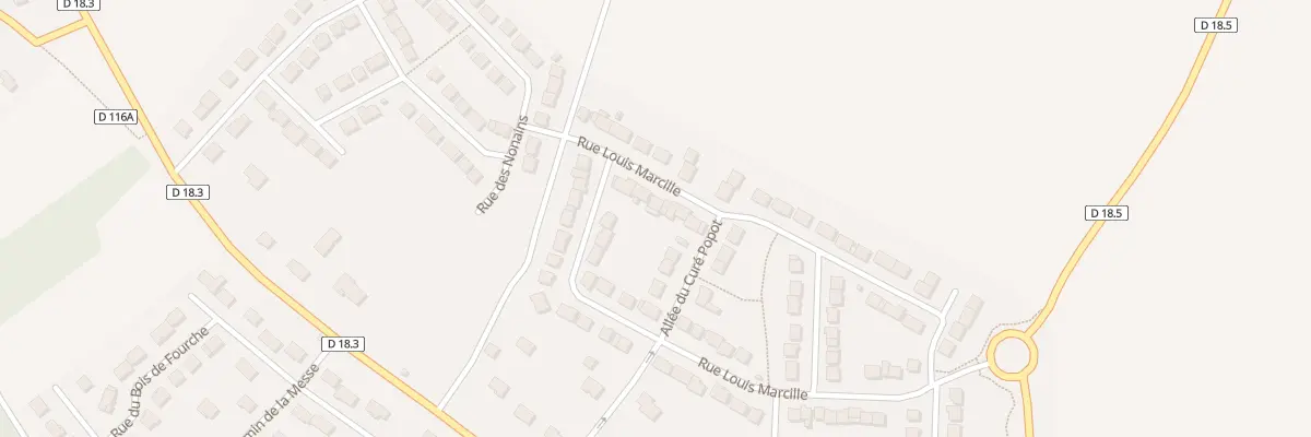 Plan du 11 Rue Louis Marcille à Auneau-Bleury-Saint-Symphorien
