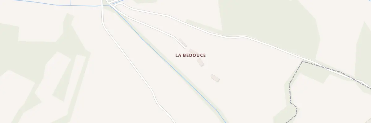 Plan du 25 La Bedouce à Mézerville