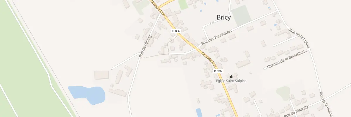 Plan du 43 Imp de l’Etang à Bricy