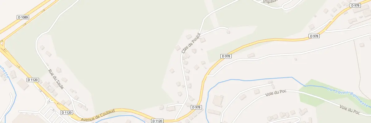 Plan du 12 Côte de Poujol à Laguenne-sur-Avalouze