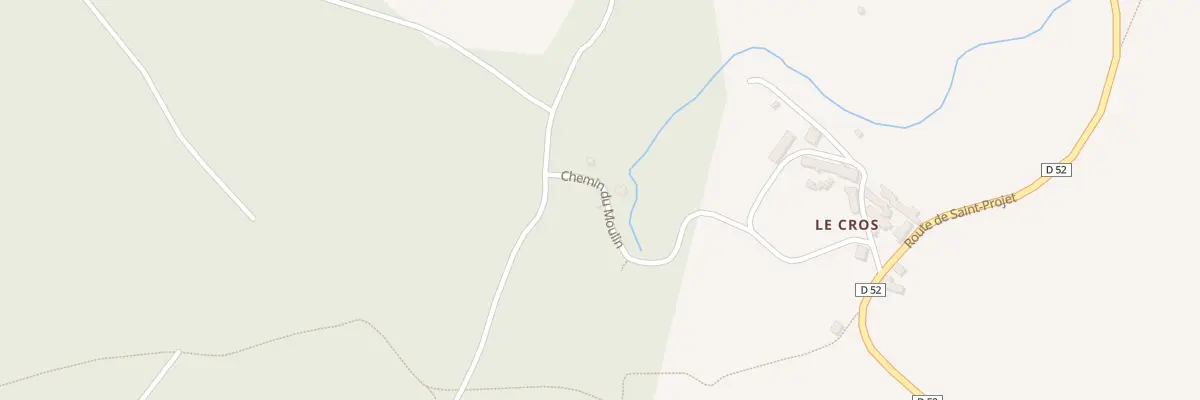 Plan du 5111 Le Cros à Saillac