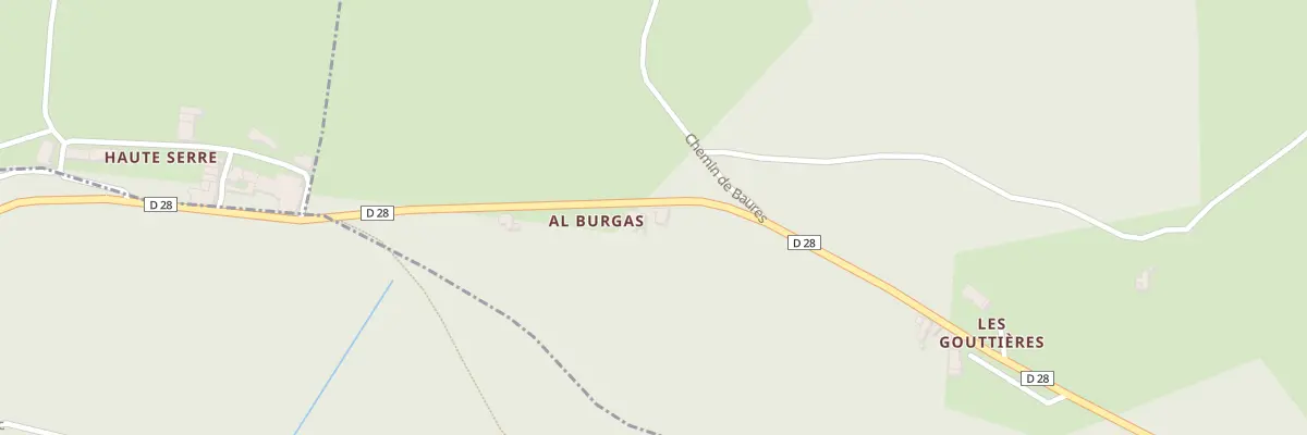 Plan du 5138 Al Burgas à Vaour