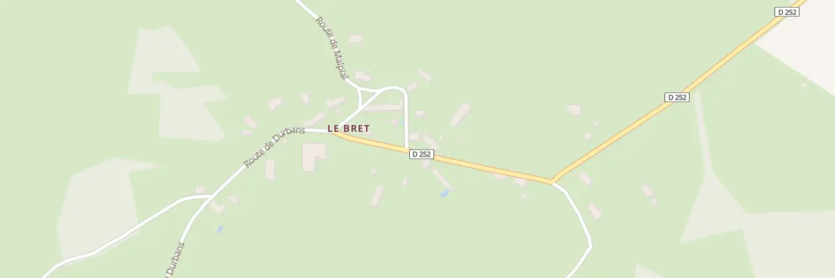 Plan du 5033 Le Bret à Flaujac-Gare