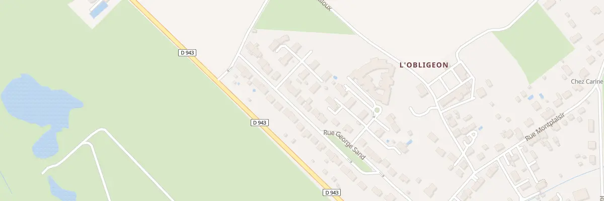 Plan du 25 Rue George Sand à Étrechet