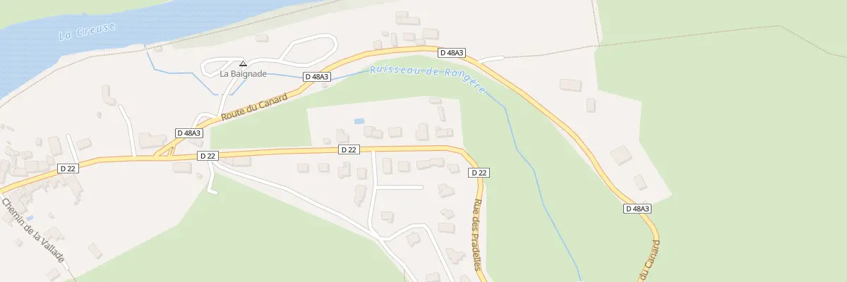 Plan du 32 Rue des Pradelles à La Celle-Dunoise