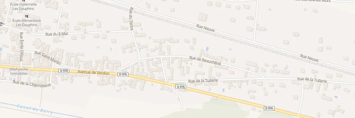 Plan du 6 Rue de Beauchêne à Villefranche-sur-Cher