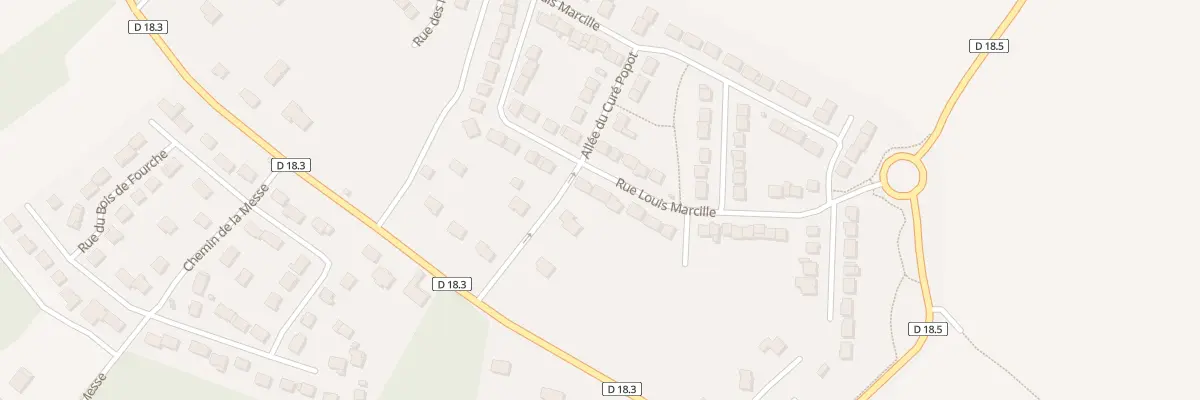 Plan du 74 Rue Louis Marcille à Auneau-Bleury-Saint-Symphorien