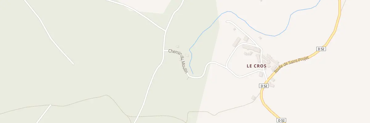 Plan du 300 Chem du Moulin à Saillac