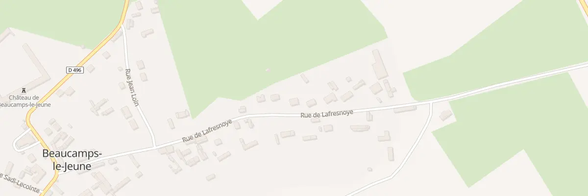 Plan du 14 Rue de Lafresnoye à Beaucamps-le-Jeune