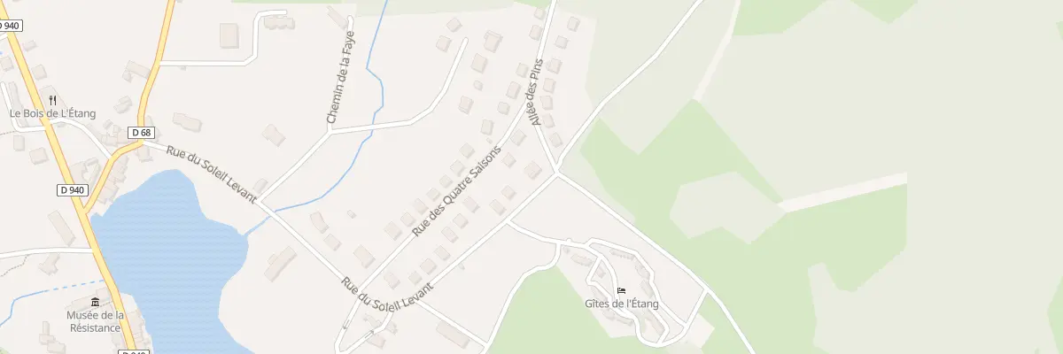 Plan du 5757 Les Condamines à Peyrat-le-Château