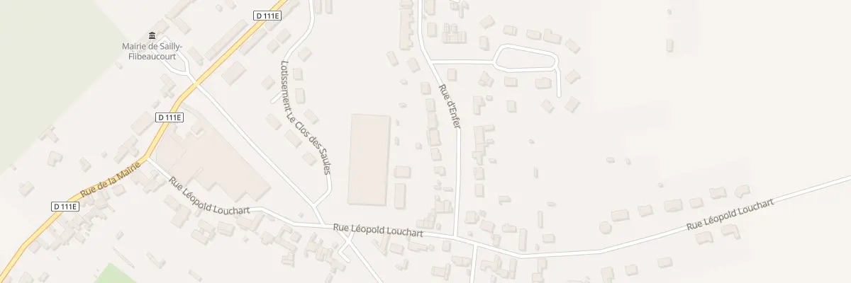 Plan du 4 Rue d’Enfer à Sailly-Flibeaucourt