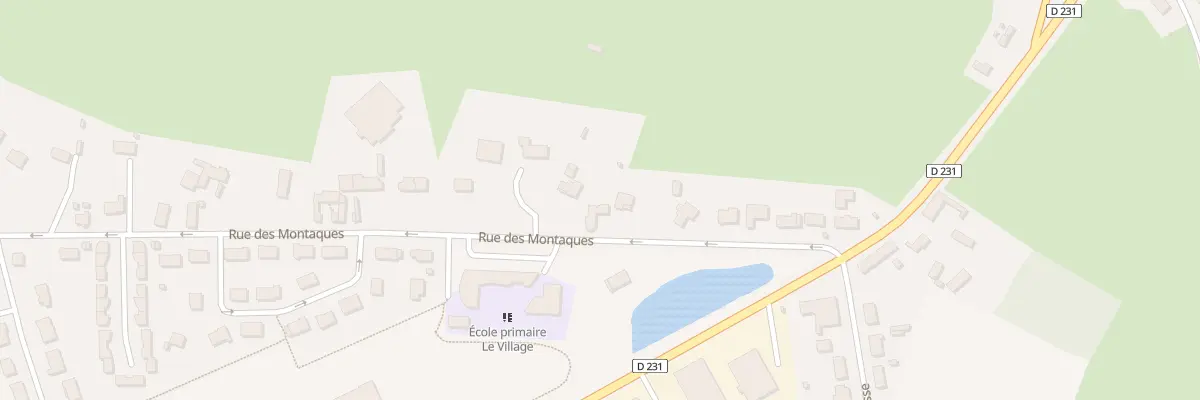 Plan du 14 Rue des Montaques à Landrethun-le-Nord