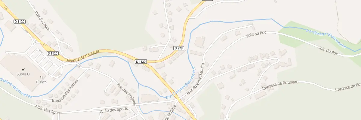 Plan du 7 Av du Mas à Laguenne-sur-Avalouze