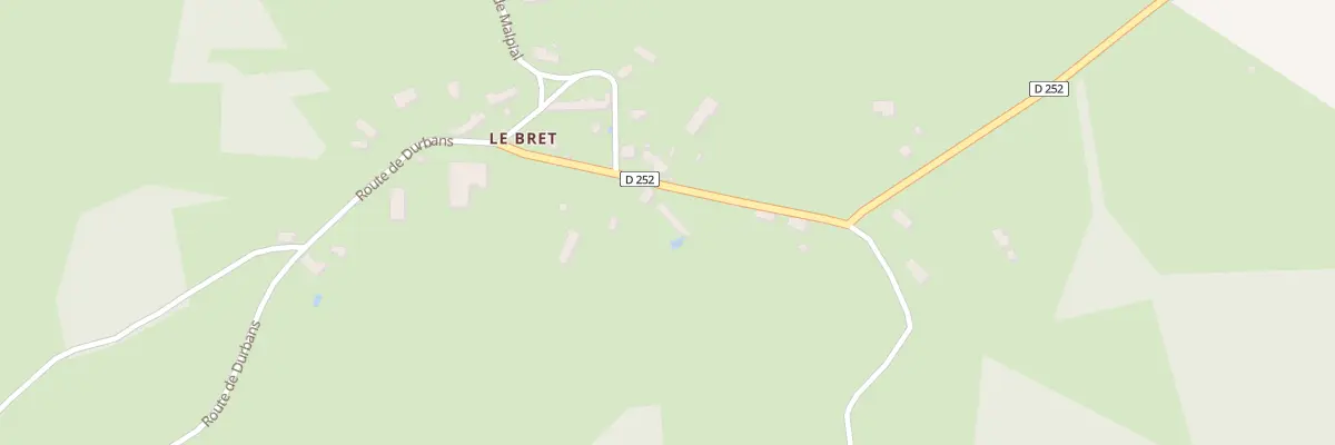 Plan du 5028 Le Bret à Flaujac-Gare