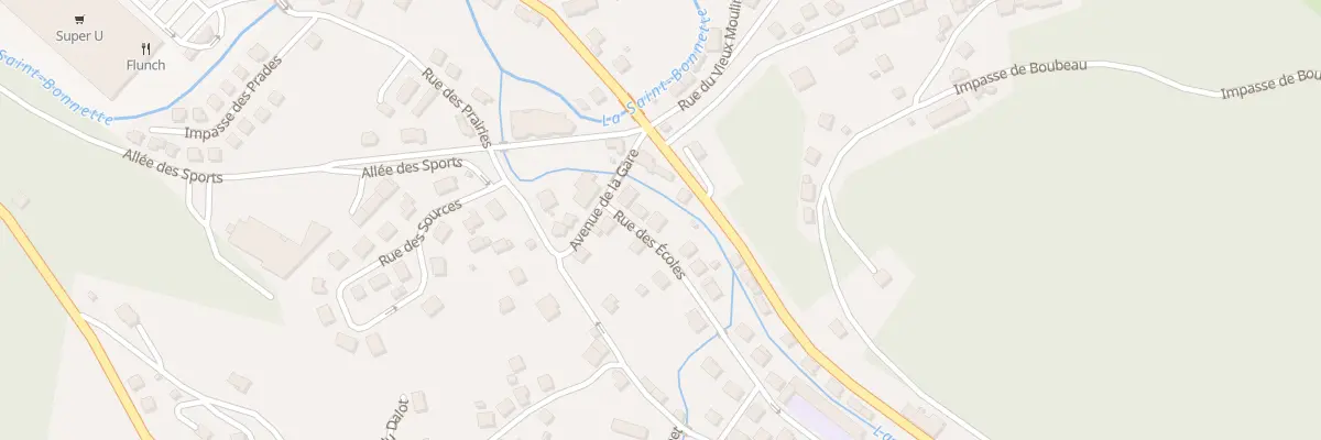 Plan du 18 Rue des Ecoles - Laguenne à Laguenne-sur-Avalouze