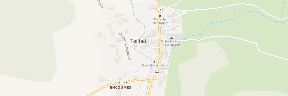 Plan du 79 Teilhet Village à Teilhet