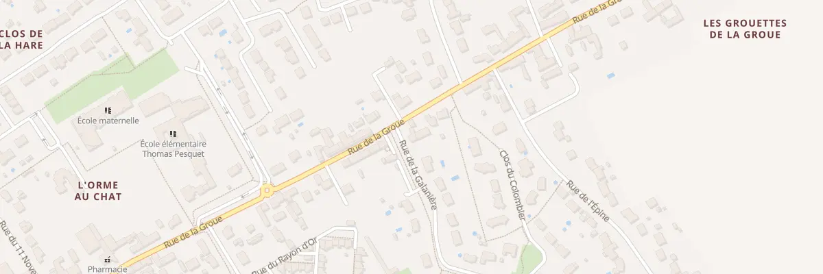 Plan du 42 Rue de la Groue à Chaingy