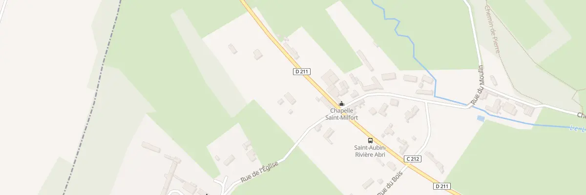 Plan du 160 Rue de la Vallée à Saint-Aubin-Rivière