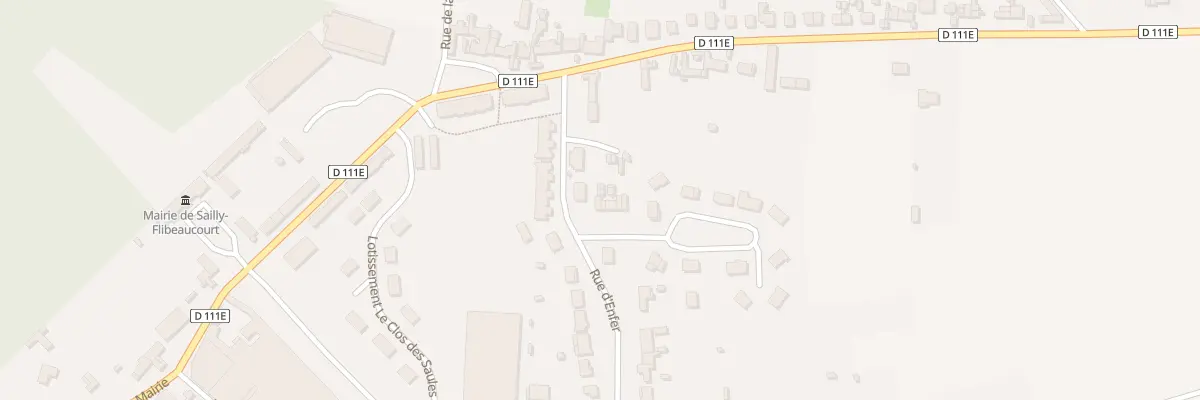 Plan du 5 Rue d’Enfer à Sailly-Flibeaucourt