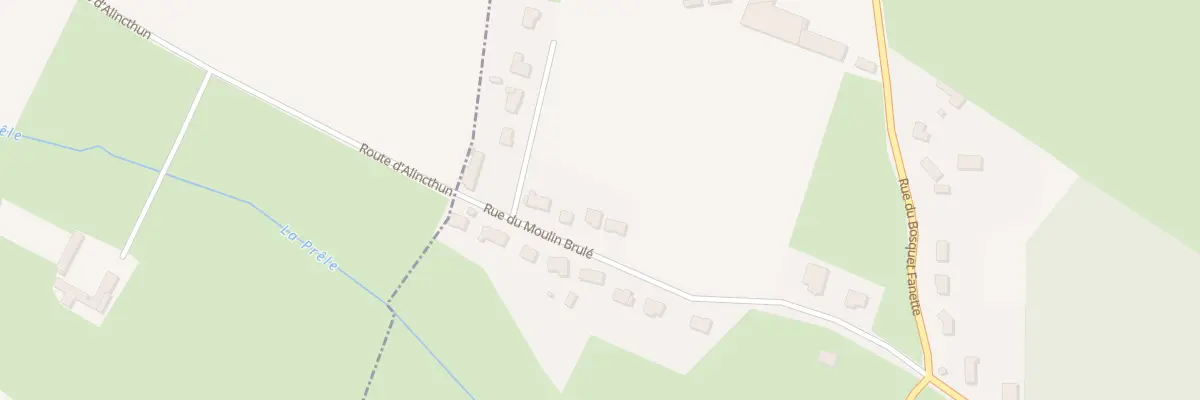 Plan du 91 Rue du Moulin Brûle à Bellebrune